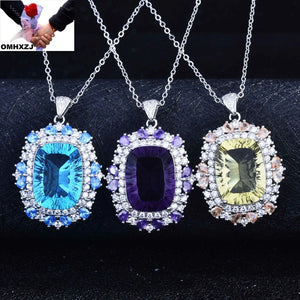 European Woman Party Birthday Gift Zircon 18KT Pendant Charm