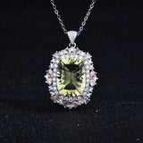 European Woman Party Birthday Gift Zircon 18KT Pendant Charm