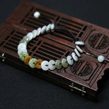 Vintage Natural Emerald Buckle Bracelet
