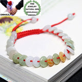 Vintage Natural Emerald Buckle Bracelet