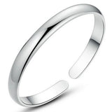 Chinese Woman Child 999 Silver Heart Sutra Bracelet Bangle
