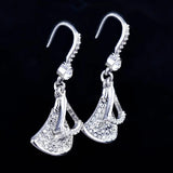 European Fine Woman Party Gift Skirt AAA Zircon Drop Earrings