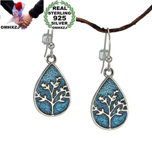 Life Tree 925 Silver Earrings