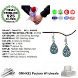 Life Tree 925 Silver Earrings