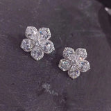 European Fine Zircon Stud Earrings