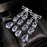 European Zircon 18KT Stud Earrings - Birthday Gift