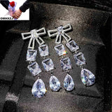 European Zircon 18KT Stud Earrings - Birthday Gift