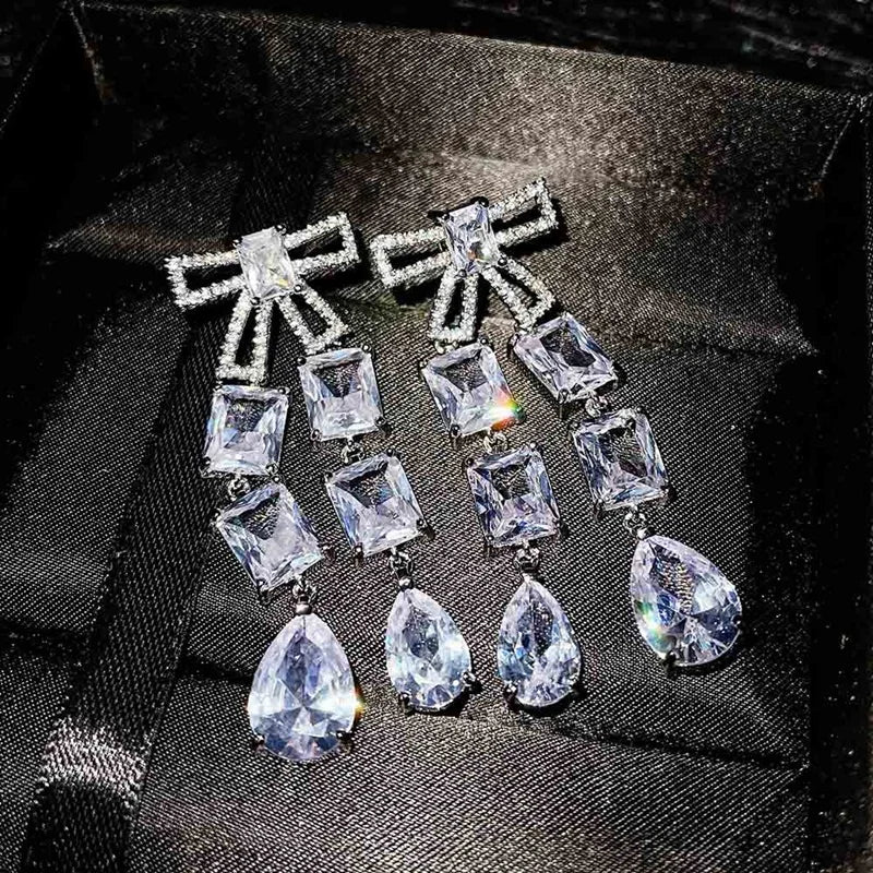 European Zircon 18KT Stud Earrings - Birthday Gift