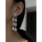 European Zircon 18KT Stud Earrings - Birthday Gift