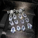 European Zircon 18KT Stud Earrings - Birthday Gift