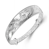Ethnic Phoenix 999 Silver Bracelet Bangle SZ72
