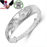 Ethnic Phoenix 999 Silver Bracelet Bangle SZ72
