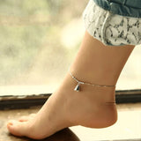S925 Sterling Silver Anklet Lucky Bell Hot Jewelry European Girl Gift