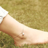 S925 Sterling Silver Anklet Lucky Bell Hot Jewelry European Girl Gift