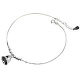 S925 Sterling Silver Anklet Lucky Bell Hot Jewelry European Girl Gift