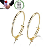 European Hot Jewelry Woman Girl Party Birthday Wedding Mother Gift 18KT Bangle