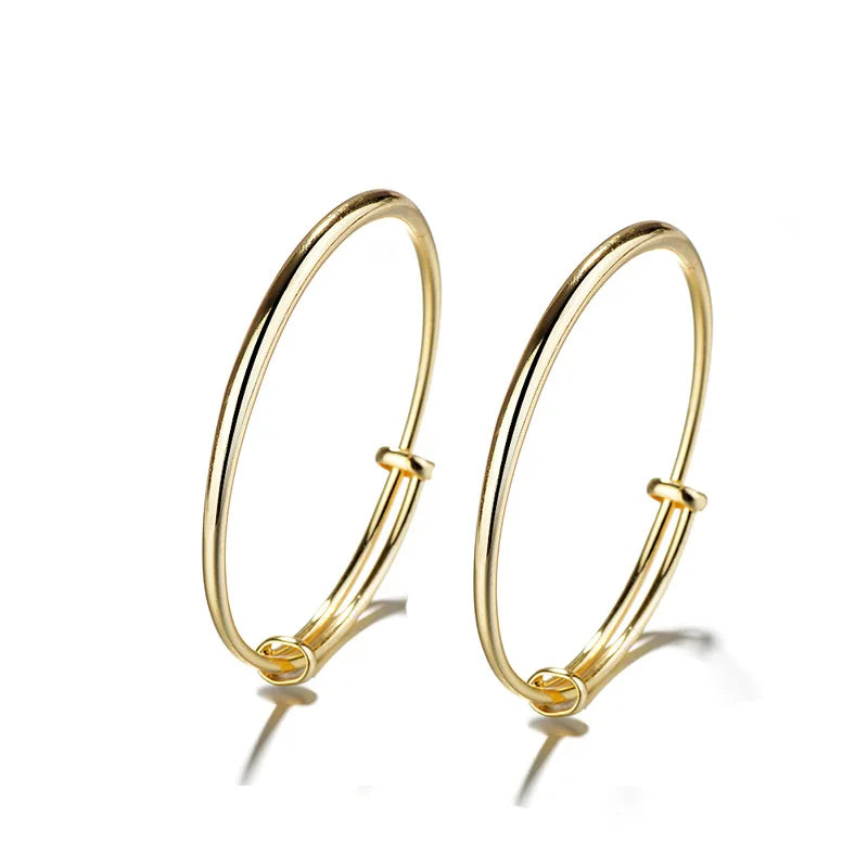 European Hot Jewelry Woman Girl Party Birthday Wedding Mother Gift 18KT Bangle