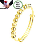 Vintage Hollow Nine Beads 18KT Banglet - European Hot Woman Girl Party Gift