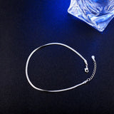 925 Sterling Silver Chain Anklet Wedding Gift