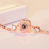 European Woman 18KT Heart LOVE Bracelet