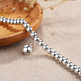 Vintage Beads Bell 925 Silver Bracelet