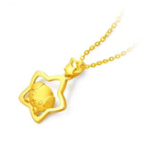 OMHXZJ European Woman Girl Dog Pendant Necklace NA180