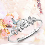 925 Silver Cuff Bangle for Wedding Gift