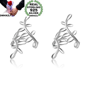 Leaf Silver Clip Earrings for Women - EA479