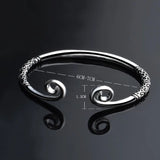 Open 925 Silver Cuff Bangle BA18 Wedding Gift