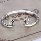 Open 925 Silver Cuff Bangle BA18 Wedding Gift