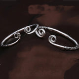 Open 925 Silver Cuff Bangle BA18 Wedding Gift
