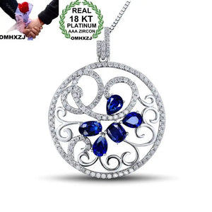 European Zircon 18KT Necklace Pendant CA232