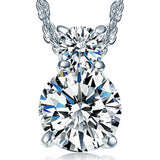 European Woman Girl Party Wedding Zircon Necklace Pendant