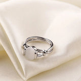 Moonstone 925 Silver Ring RR96 European Girl Party Wedding Gift