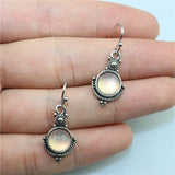 Vintage S925 Silver Drop Earrings for Wedding Party