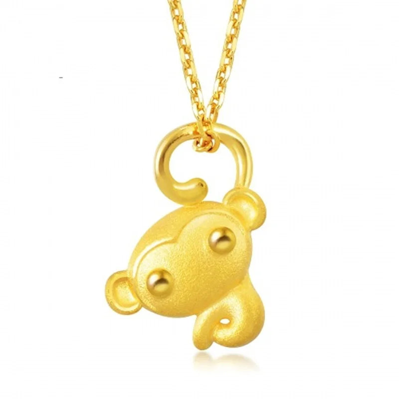 European Wedding Gift Monkey Necklace Pendant Charm