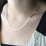 European Woman Man Wedding Gift Silver Chain 925 Sterling Silver Chain Necklace