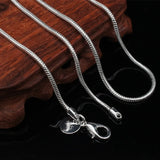 European Wedding Gift Silver Snake Chain 925 Sterling Silver
