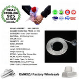 European Wedding Gift Silver Snake Chain 925 Sterling Silver