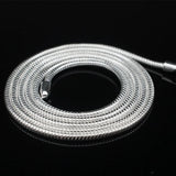 European Wedding Gift Silver Snake Chain 925 Sterling Silver