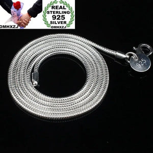 European Wedding Gift Silver Snake Chain 925 Sterling Silver