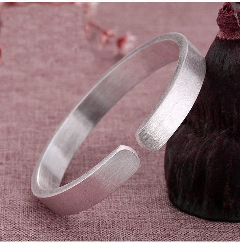 European Wedding Gift Sterling Silver Cuff Bangle