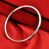 European Wedding Party Gift S999 Silver Cuff Bangle