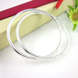 European Wedding Party Gift S999 Silver Cuff Bangle