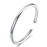European Wedding Party Gift S999 Silver Cuff Bangle