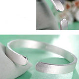 European Wedding Gift Sterling Silver Cuff Bangle