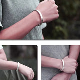 European Wedding Gift Sterling Silver Cuff Bangle