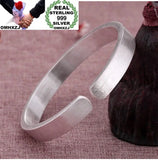 European Wedding Gift Sterling Silver Cuff Bangle
