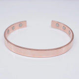 OMHXZJ Rose Cuff Bangle BA85 Magnetic 18KT European Wedding Gift 