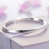 European Wedding Gift Sterling Silver Cuff Bangle BA45